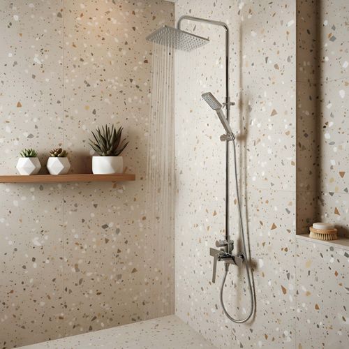 Monocomando de Ducha Finestra Chrome Appolo