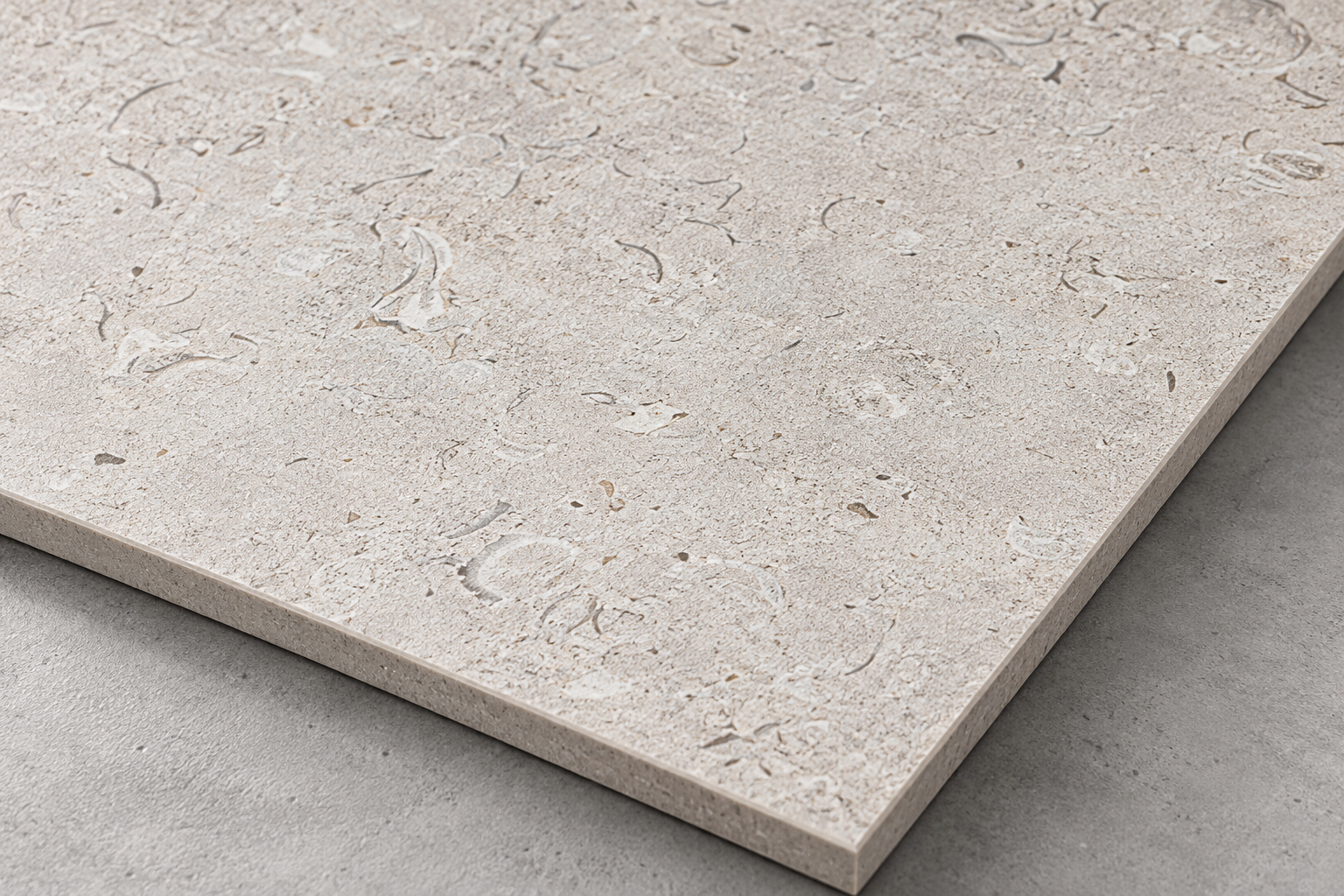 Porcelanato Esmaltado Caliope Marmolizado Texturado Rectificado 30 × 60 cm - Caja de 1.26 m² — canto y textura de la pieza