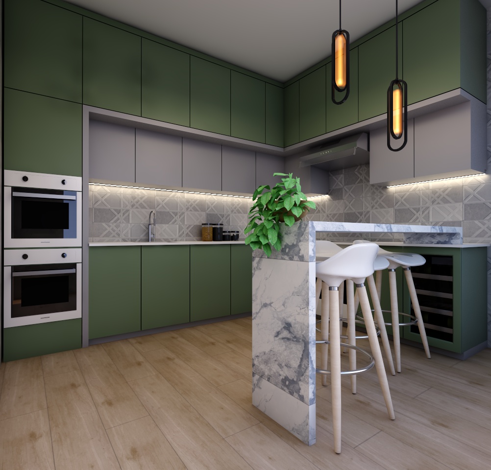 Cocina Maximalista